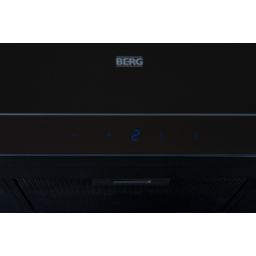 Berg T-Line Black okap kuchenny 90 cm ścienny czarny BLACK90