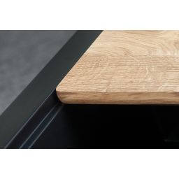 Berg Diva zlewozmywak granitowy 78x46 cm czarny BRD1911