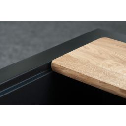 Berg Diva zlewozmywak granitowy 78x46 cm czarny BRD1911