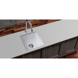 Berg Klio zlewozmywak ceramiczny 45x45 cm biały BRK22CM