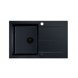 Berg Hobart zlewozmywak granitowy 78x50 cm czarny BRQ1911BK