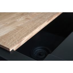 Berg Hobart zlewozmywak granitowy 78x50 cm czarny BRQ1911BK