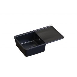 Berg Victoria zlewozmywak granitowy 78x50 cm Onyx metaliczny BRV1411