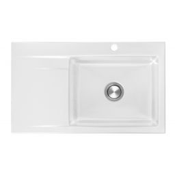 Berg Grazia zlewozmywak ceramiczny 86x51 cm biały BRZ22C11P