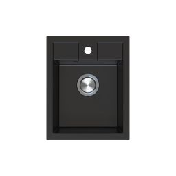 Berg Solo zlewozmywak granitowy 50x40 cm czarny ZHB19103