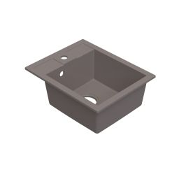 Berg Solo zlewozmywak granitowy 50x40 cm beżowy ZHB23103