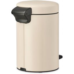 Brabantia NewIcon kosz na śmieci 3 l pedałowy beżowy/czarny 149887