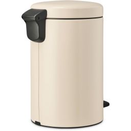 Brabantia NewIcon kosz na śmieci 12 l pedałowy beżowy/czarny 149924