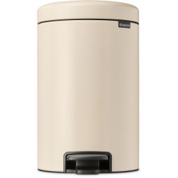 Brabantia NewIcon kosz na śmieci 12 l pedałowy beżowy/czarny 149924