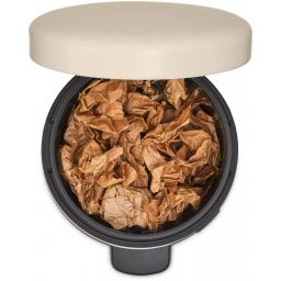 Brabantia NewIcon kosz na śmieci 12 l pedałowy beżowy/czarny 149924