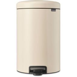 Brabantia NewIcon kosz na śmieci 20 l pedałowy beżowy/czarny 149948