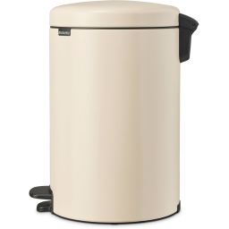 Brabantia NewIcon kosz na śmieci 20 l pedałowy beżowy/czarny 149948