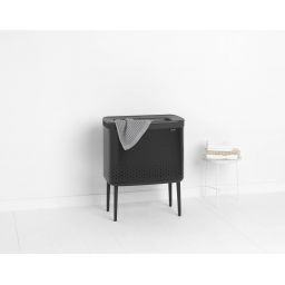Brabantia Bo kosz na bieliznę i pranie 60 l czarny mat 200526