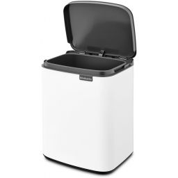 Brabantia Bo kosz na śmieci 7 l biały 222368