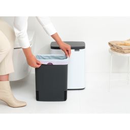 Brabantia Bo kosz na śmieci 12 l biały 222467