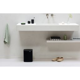 Brabantia Bo kosz na śmieci 7 l czarny mat 222900