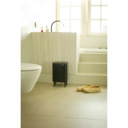 Brabantia Bo kosz na śmieci 7 l czarny mat 227141