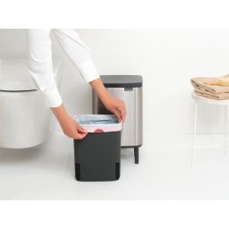 Brabantia Bo kosz na śmieci 7 l stal mat 227189