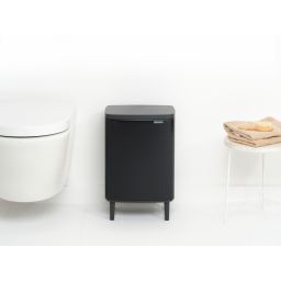Brabantia Bo kosz na śmieci 12 l czarny mat 227226