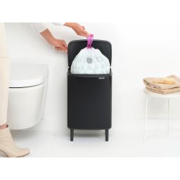 Brabantia Bo kosz na śmieci 12 l czarny mat 227226