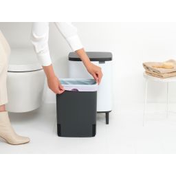 Brabantia Bo kosz na śmieci 12 l biały 227240