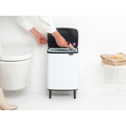 Brabantia Bo kosz na śmieci 12 l biały 227240