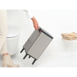 Brabantia Bo kosz na śmieci 12 l stal mat 227264