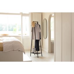 Brabantia Linn wieszak na ręcznik stojący czarny 229848