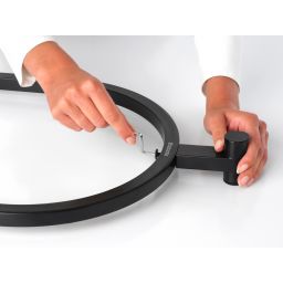 Brabantia wieszak na ręczniki stojący czarny 229886