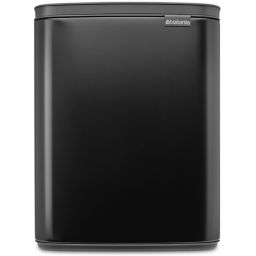 Brabantia Bo kosz na śmieci 12 l czarny mat 230363