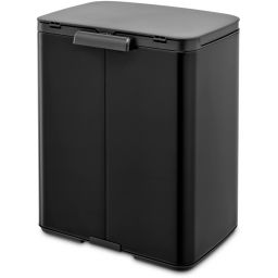 Brabantia Bo kosz na śmieci 12 l czarny mat 230363