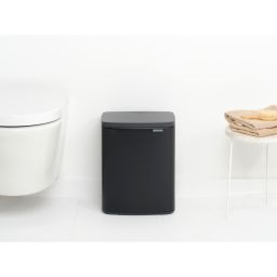 Brabantia Bo kosz na śmieci 12 l czarny mat 230363