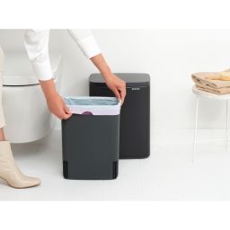 Brabantia Bo kosz na śmieci 12 l czarny mat 230363