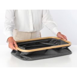 Brabantia Foldable Laundry Basket kosz na bieliznę i pranie szary 232725