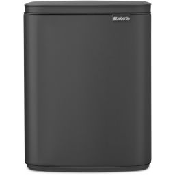 Brabantia Bo kosz na śmieci 12 l czarny 233746