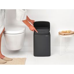 Brabantia Bo kosz na śmieci 12 l czarny 233746
