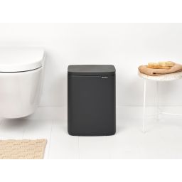 Brabantia Bo kosz na śmieci 12 l czarny 233746
