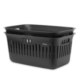 Brabantia Collect-It kosz na bieliznę i pranie 40 l (2 szt) czarny 247446