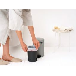 Brabantia NewIcon kosz na śmieci 3 l Soft Grey 252181