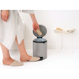 Brabantia NewIcon kosz na śmieci 5 l Soft Grey 252204