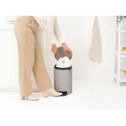 Brabantia NewIcon kosz na śmieci 12 l Soft Grey 252303