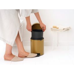 Brabantia NewIcon kosz na śmieci 5 l Warm Gold 255120