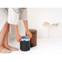 Brabantia NewIcon kosz na śmieci 5 l Warm Bronze 255229