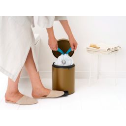Brabantia NewIcon kosz na śmieci 5 l Warm Brass 255243