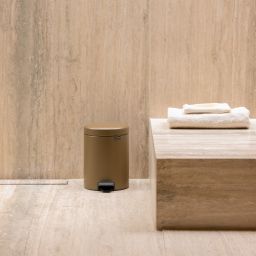 Brabantia NewIcon kosz na śmieci 5 l Warm Brass 255243