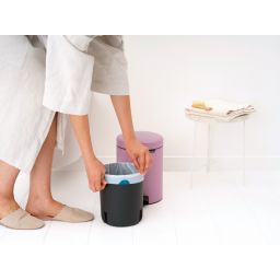Brabantia NewIcon kosz na śmieci 5 l Lilac Pink 25528