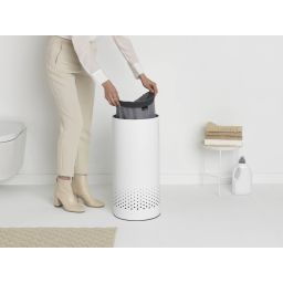 Brabantia kosz na bieliznę 35 l z pokrywą biały 304866