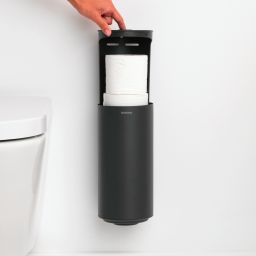 Brabantia MindSet pojemnik na papier toaletowy zapasowy grafit 303166