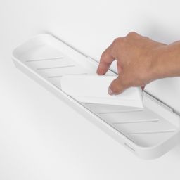 Brabantia MindSet półka prysznicowa z ściągaczką biała 303623