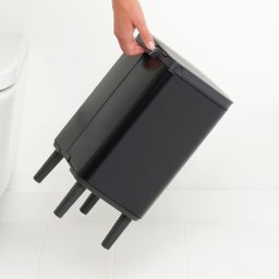 Brabantia Bo kosz na śmieci 7 l czarny mat 227141